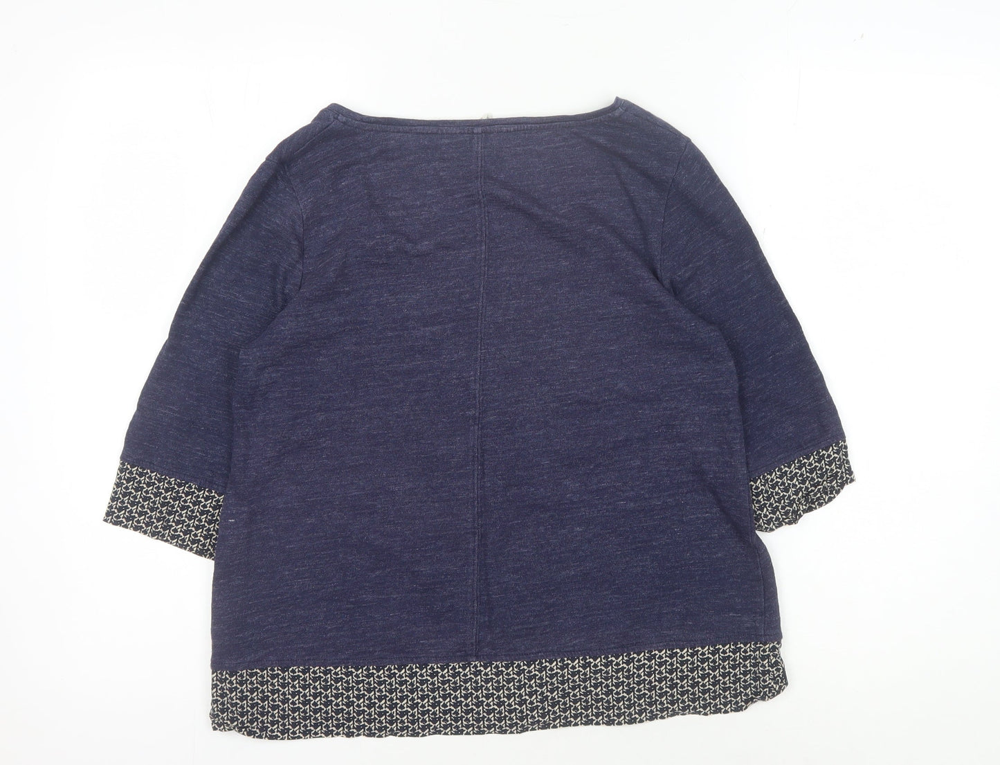 Womens UK Size 10 White Stuff Blue Basic Blouse