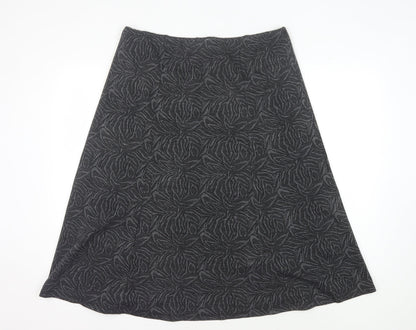 Eastex Women’s Black A-Line Midi Skirt Size 18