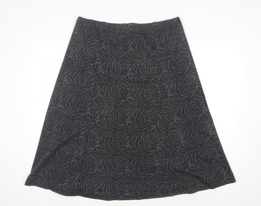 Eastex Women’s Black A-Line Midi Skirt Size 18