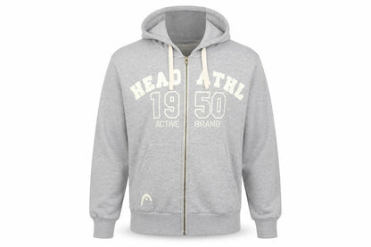 Mens UK Size M HEAD Grey Full Zip Hoodie