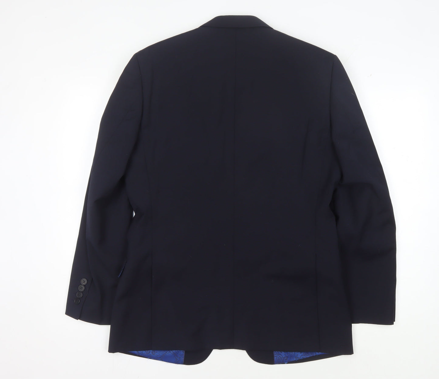 Mens UK Size 38R Ted Baker Regular Blue Suit Jacket