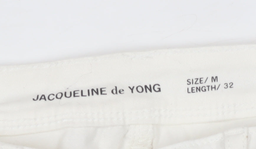 Womens UK Size M Jacqueline de Yong  Skinny White Jeans