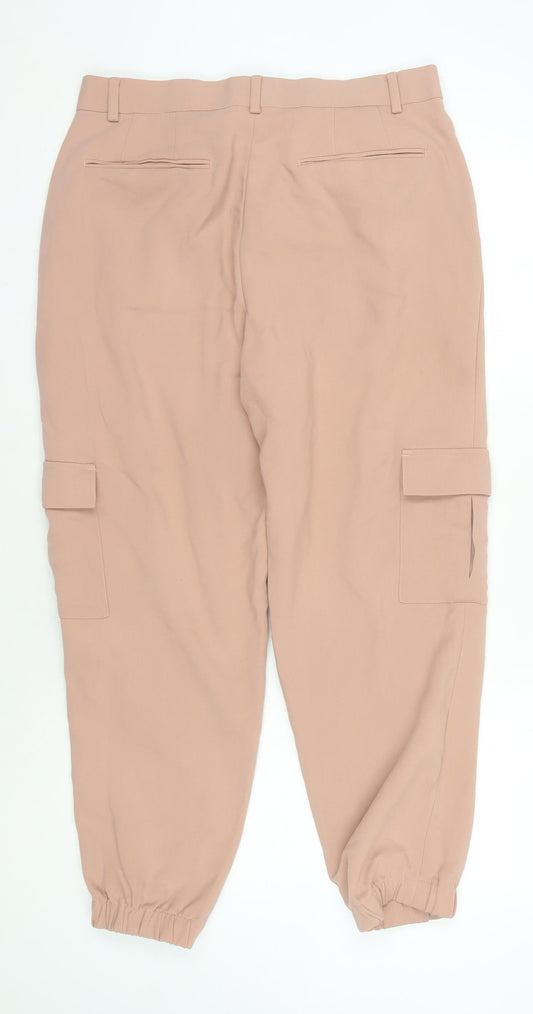 ASOS DESIGN Beige Cargo Trousers Teens Size 32 Regular