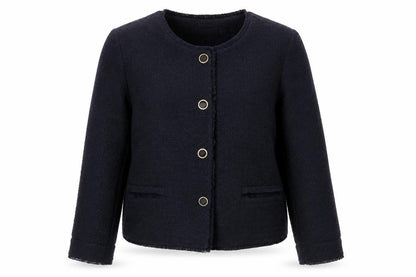 Next Women's Black Button Jacket Size 14