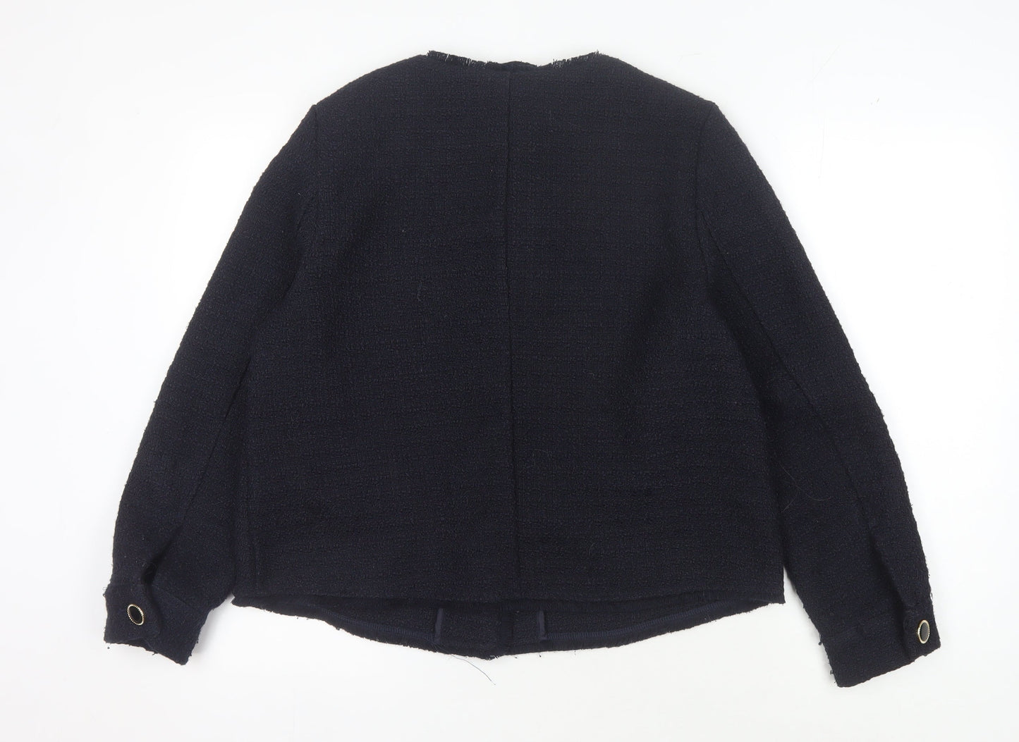 Next Women's Black Button Jacket Size 14