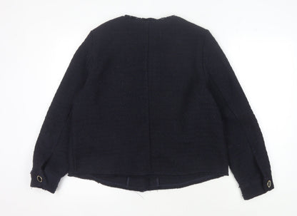 Next Women's Black Button Jacket Size 14
