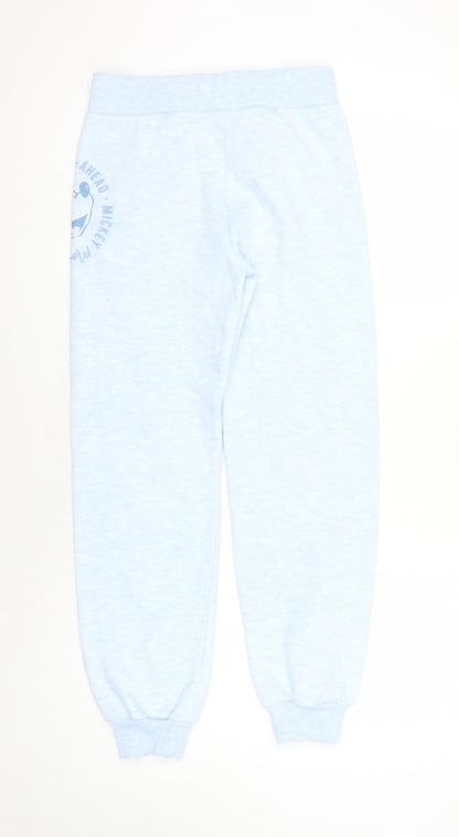 George Girls Blue Jogger Trousers Age 12-13 Disney Character