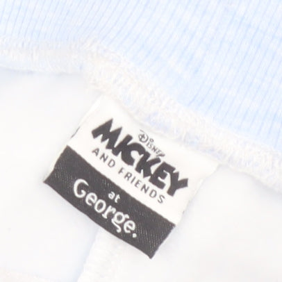 George Girls Blue Jogger Trousers Age 12-13 Disney Character