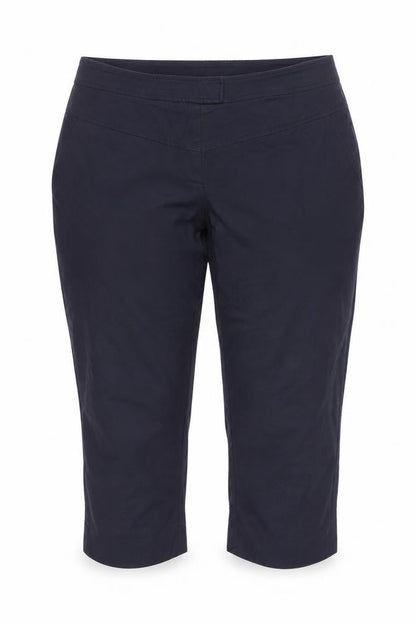 Womens UK Size 10 Reiss Regular Fit Capri Blue Trousers