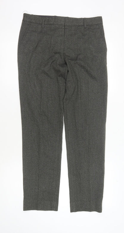 Womens UK Size 4 Regular Gap Regular Fit Casual Workwear Grey Trousers