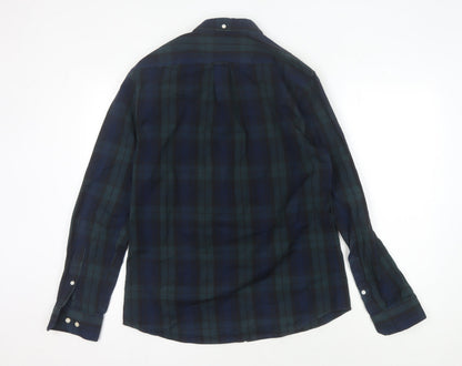 Farah Men Multicoloured Slim Fit Plaid Button-Up Shirt L