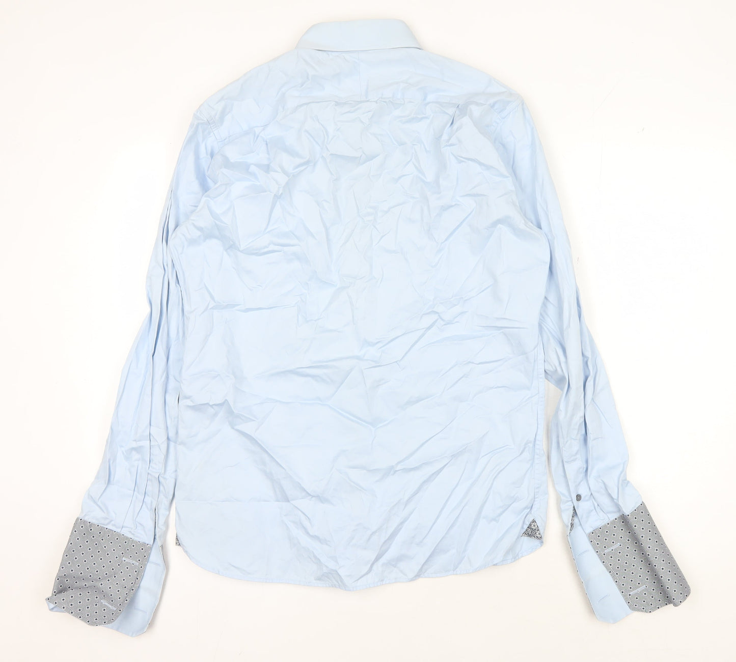 Ted Baker Men's Blue Button-Up Shirt Size 15.5