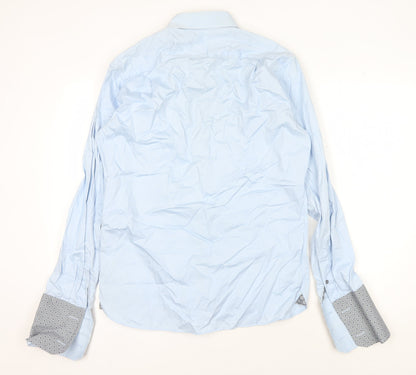 Ted Baker Men's Blue Button-Up Shirt Size 15.5