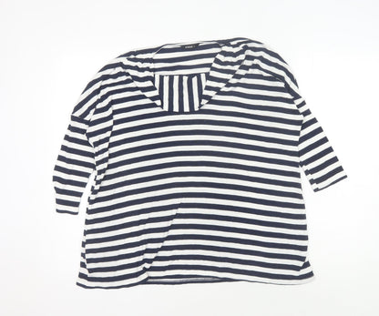 Womens UK Size 12 Roman Blue  Blouse