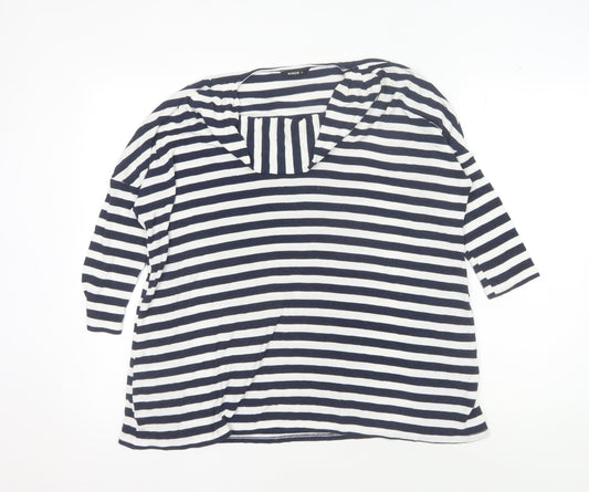 Womens UK Size 12 Roman Blue  Blouse
