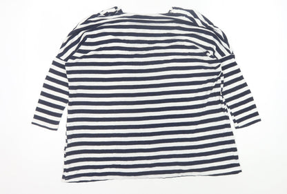 Womens UK Size 12 Roman Blue  Blouse