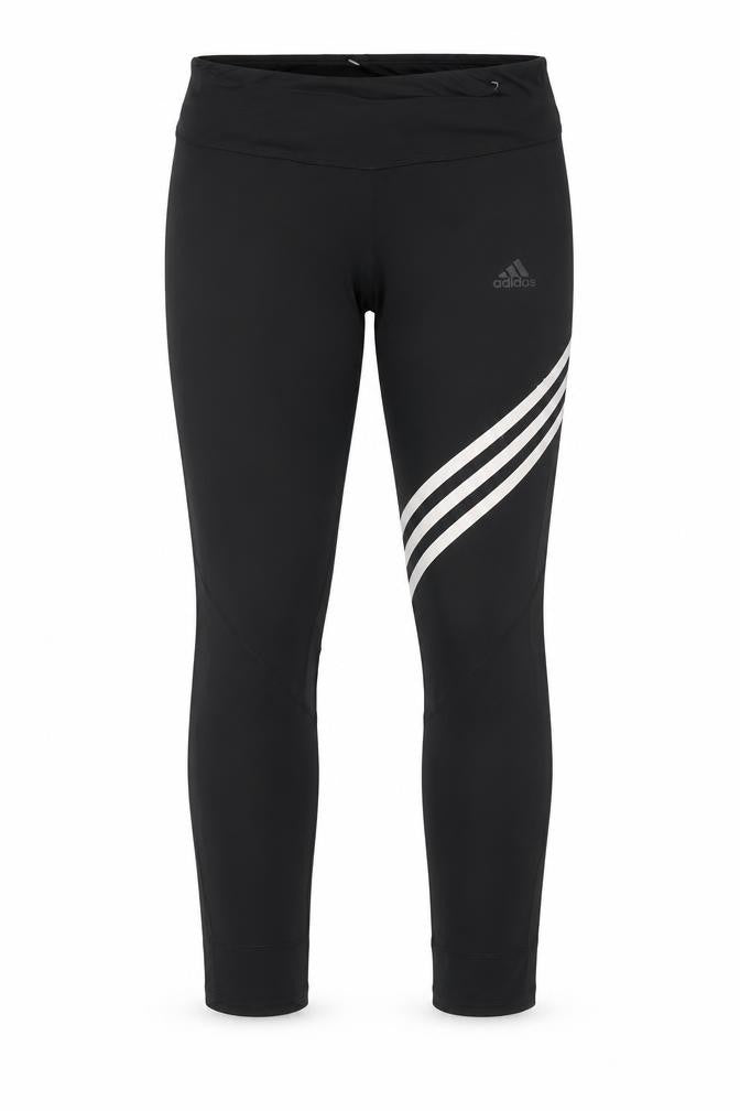 Front view of Adidas Black Running Leggings Women's XS Aeroready