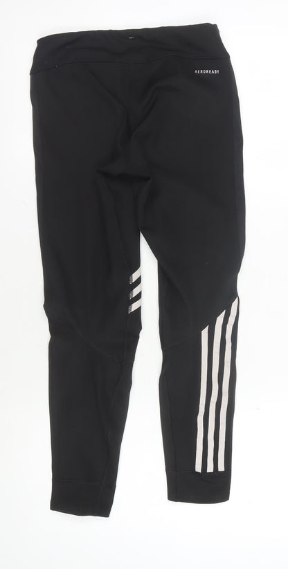 Adidas Black Running Leggings Women's XS Aeroready