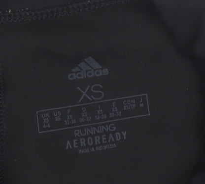 Adidas Black Running Leggings Women's XS Aeroready