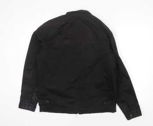 ASOS Men's Black M Jacket, Stand-Up Collar, Casual