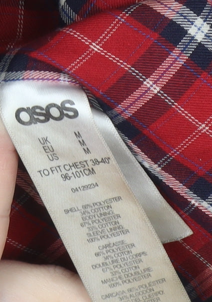 ASOS Men's Black M Jacket, Stand-Up Collar, Casual