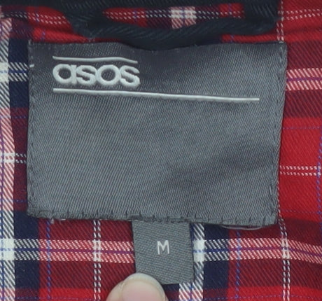 ASOS Men's Black M Jacket, Stand-Up Collar, Casual