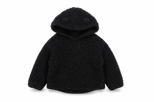 GAP Unisex Baby Black Hooded Pullover Jumper 24 Months
