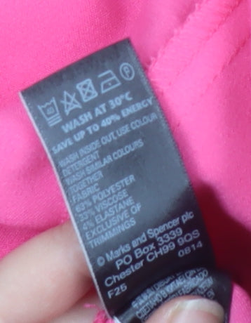 Marks and Spencer Women's Pink Blazer Size 12