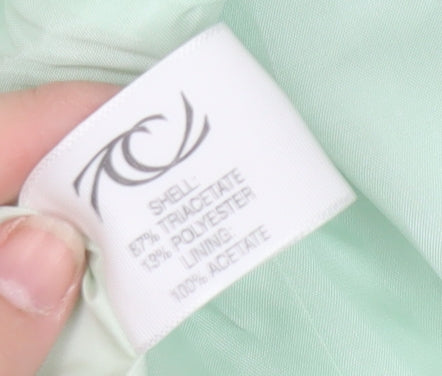 Country Casuals Green Petite Blazer Women Size 8