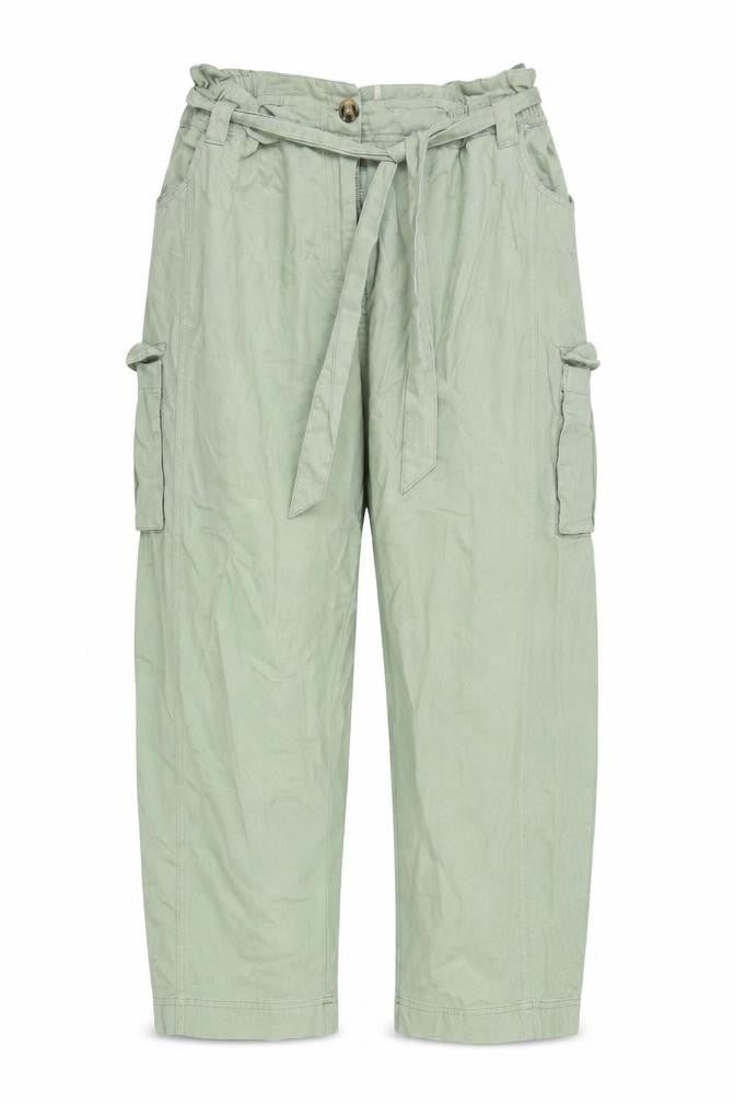 Womens UK Size XL Marks and Spencer Relaxed Fit Casual Green Trousers