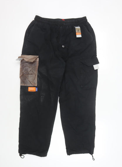 Mens UK Size XL UND Irresistible  Cargo Black Trousers