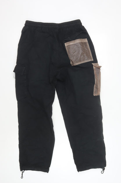 Mens UK Size XL UND Irresistible  Cargo Black Trousers
