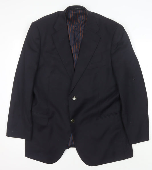 Mens UK Size 44 Greenwoods Elite Regular Blue Suit Jacket