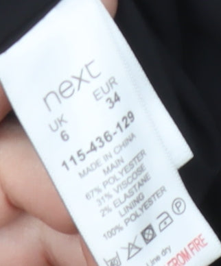 Next Women’s Black Sheath Dress Size 6