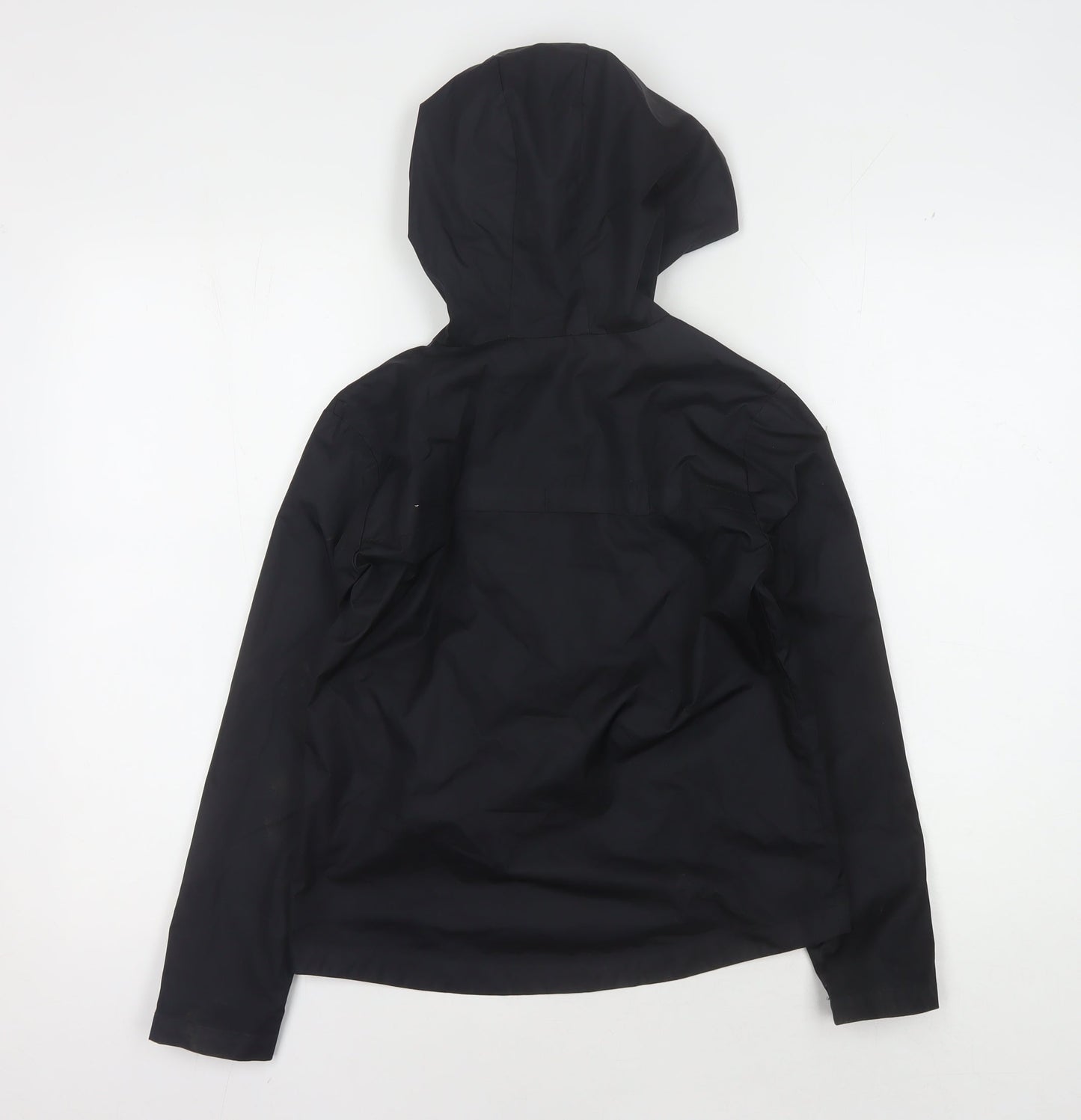 Kipsta Boys' Black Polyester Hooded Jacket, Size 10 Years