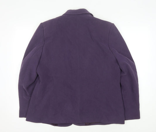 Eastex Women's Purple Blazer Size 16