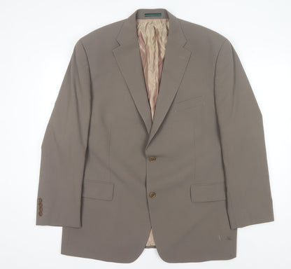 Mens UK Size 44 Greenwoods Regular Brown Suit Jacket