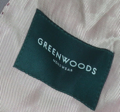 Mens UK Size 44 Greenwoods Regular Brown Suit Jacket
