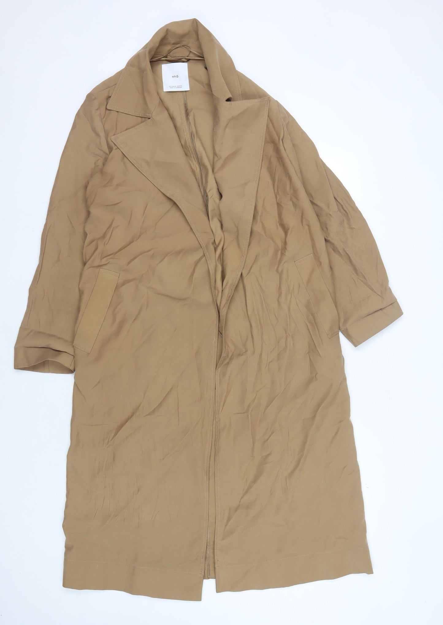 MNG Women's Beige Trench Coat XS