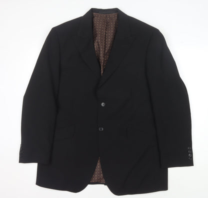 Mens UK Size 42 Marks and Spencer Regular Black Suit Jacket