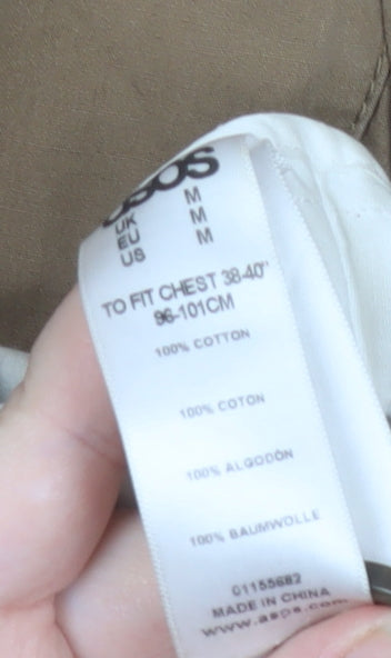 ASOS Men's Brown Jacket - M - Casual Cotton