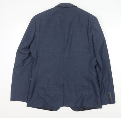 Mens UK Size 42 Ben Sherman  Blue Suit Jacket