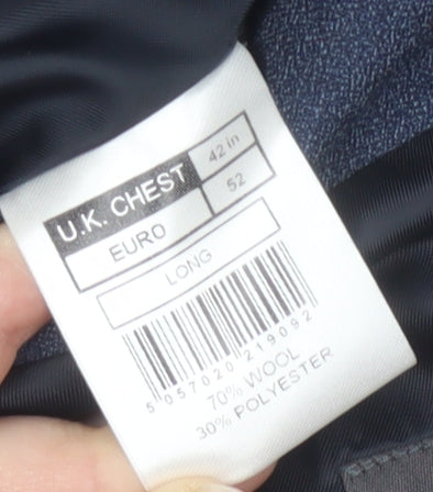 Mens UK Size 42 Ben Sherman  Blue Suit Jacket