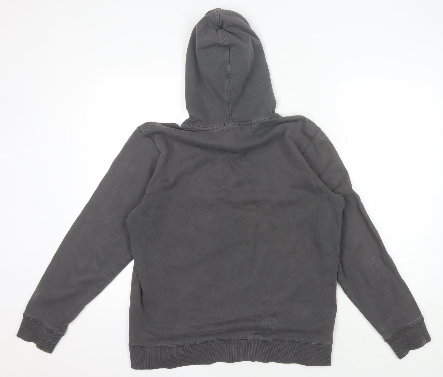Mens UK Size L JACK & JONES Grey Pullover Hoodie