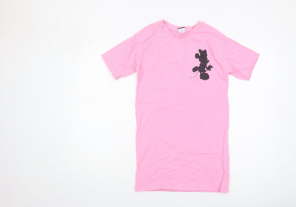 George Girls Pink Mickey & Friends T-Shirt 9-10 Years