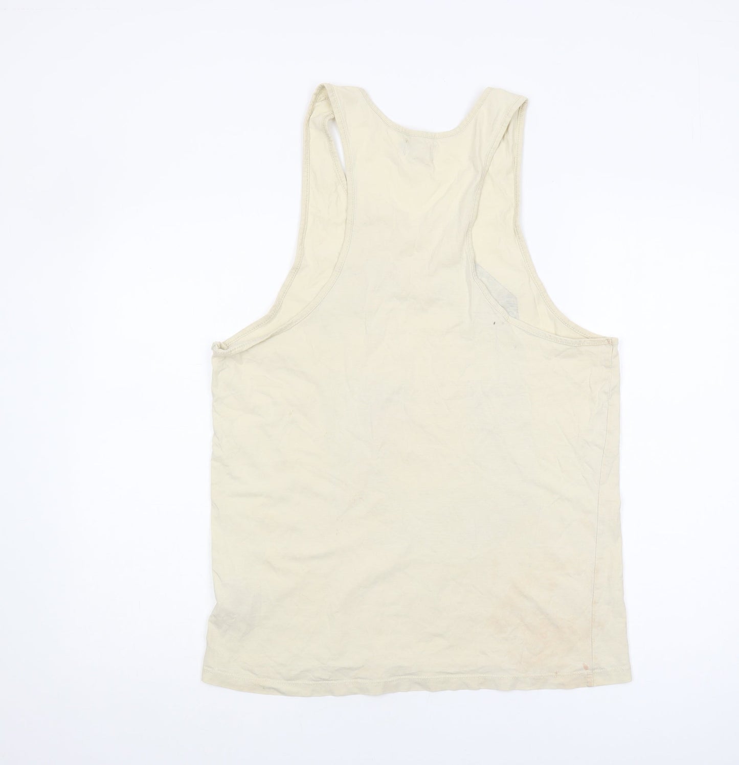 Mens UK Size S JACK & JONES Beige  T-Shirt