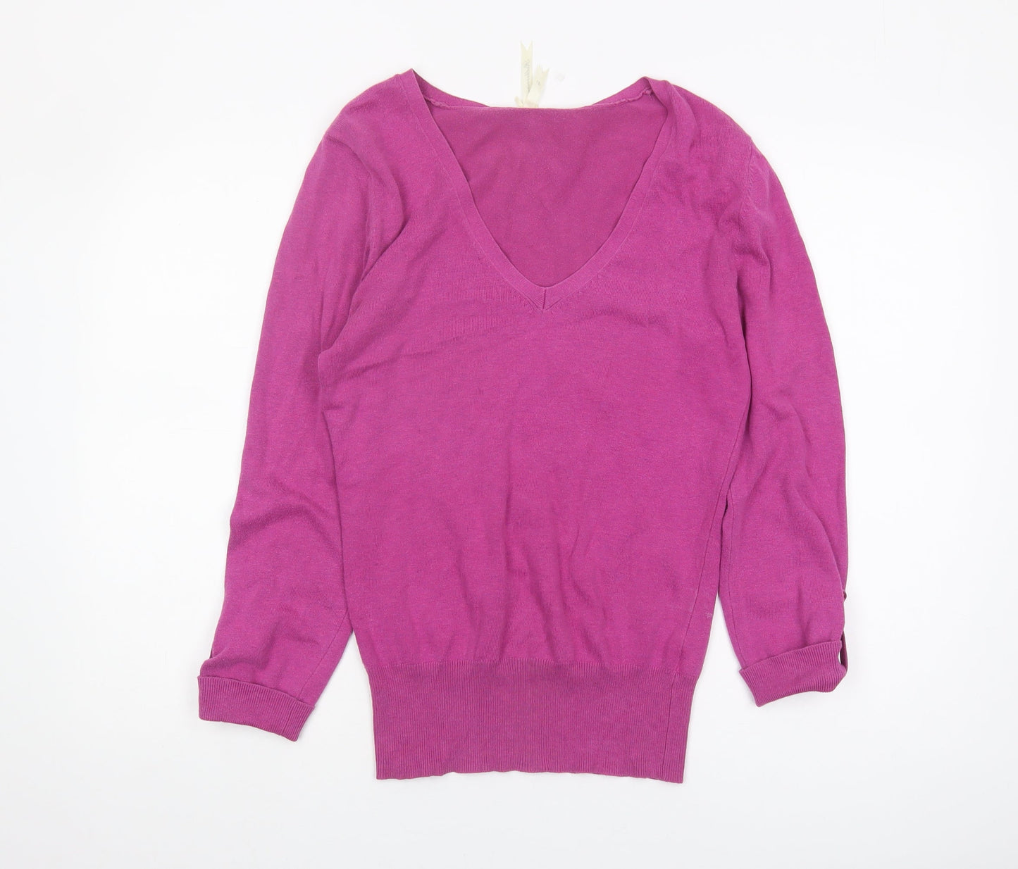Womens UK Size S Red Herring Pink Pullover Jumper
