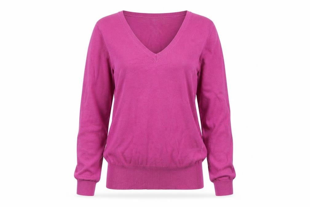 Womens UK Size S Red Herring Pink Pullover Jumper