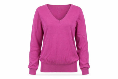 Womens UK Size S Red Herring Pink Pullover Jumper
