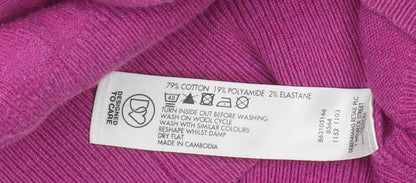 Womens UK Size S Red Herring Pink Pullover Jumper